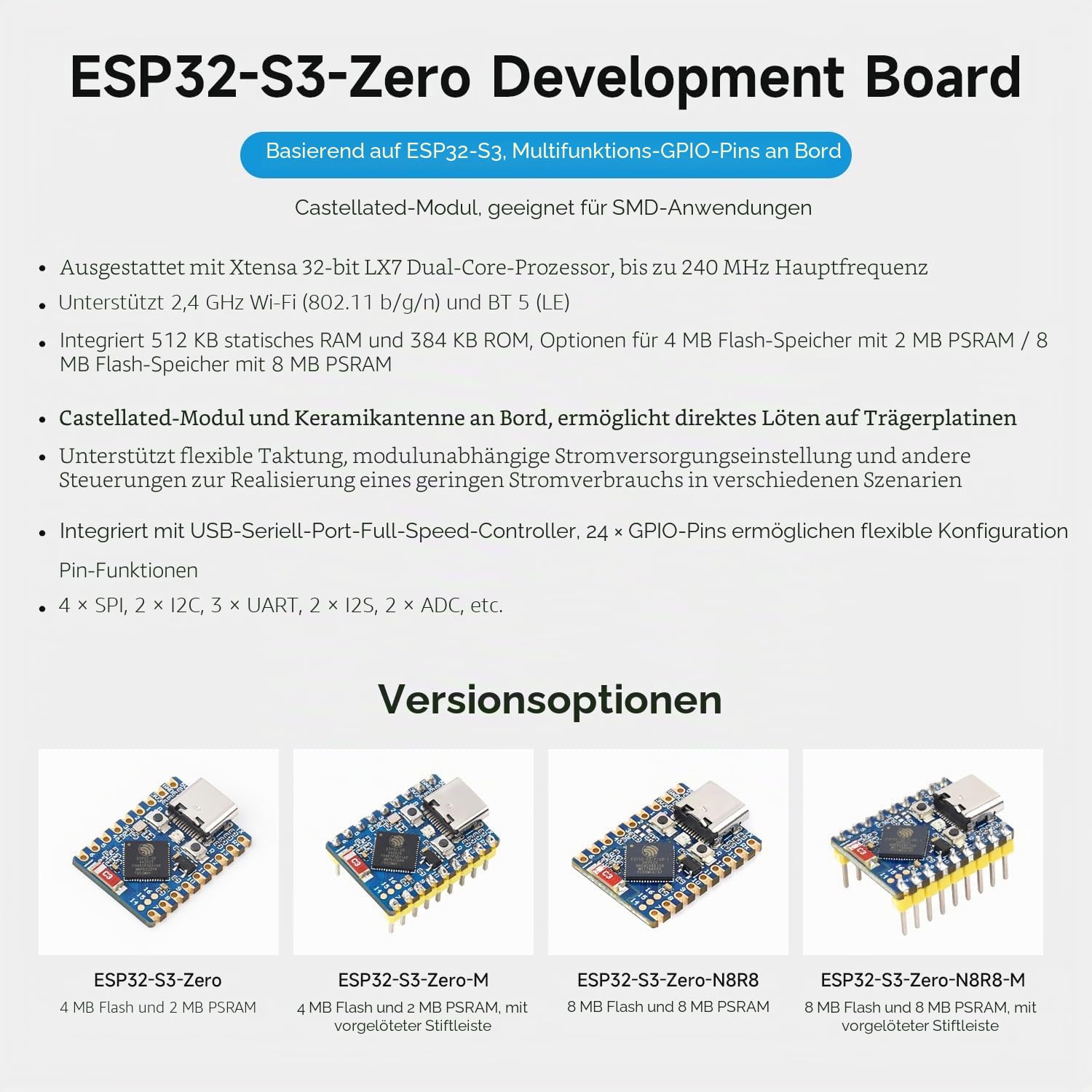 waveshare-esp32-s3-mini-development-board-esp32-s3fh4r2-wifi-bt5-mit-header image 3