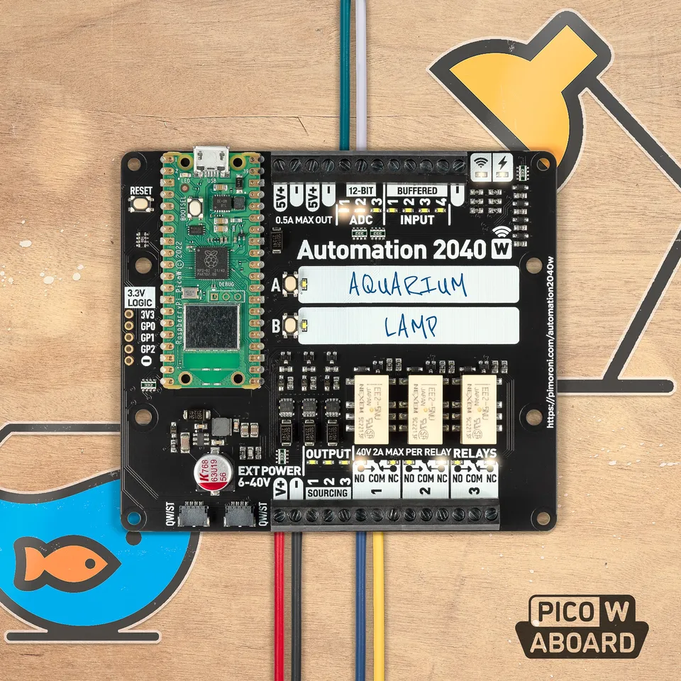pimoroni-automation-2040-w-mit-pico-w-industrie-controller image 1