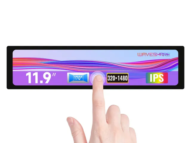 waveshare-11-9-zoll-capacitive-touch-lcd-320x1480-hdmi-ips-f-r-raspberry-pi image 1
