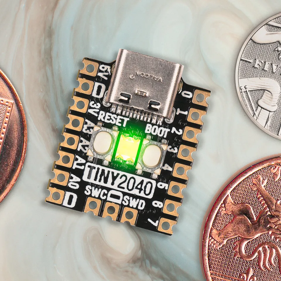 pimoroni-tiny-2040-rp2040-entwicklungsboard image 1