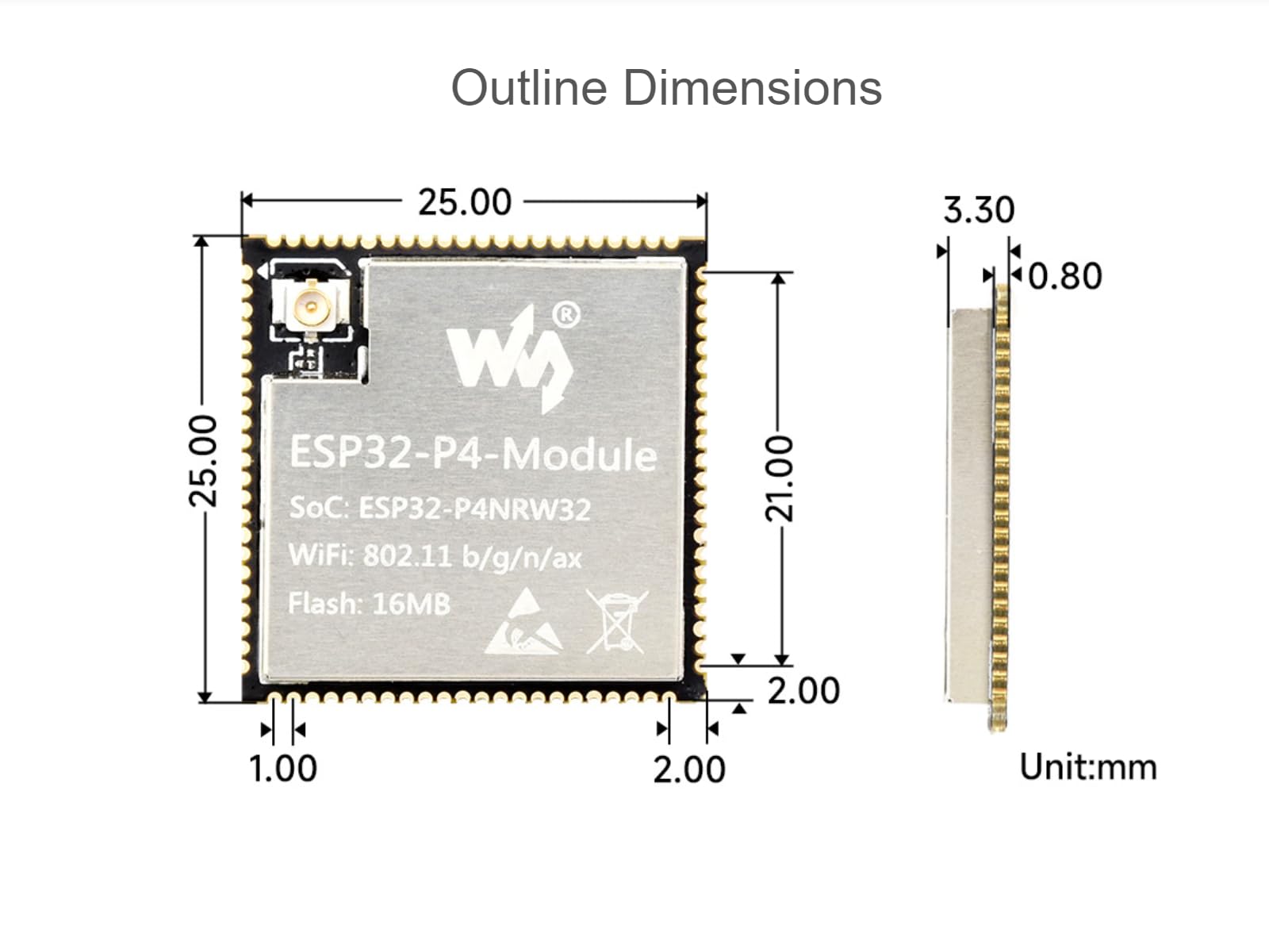 waveshare-esp32-p4-module-core-board-mit-esp32-c6-wi-fi-6-und-bluetooth-5-3 image 5