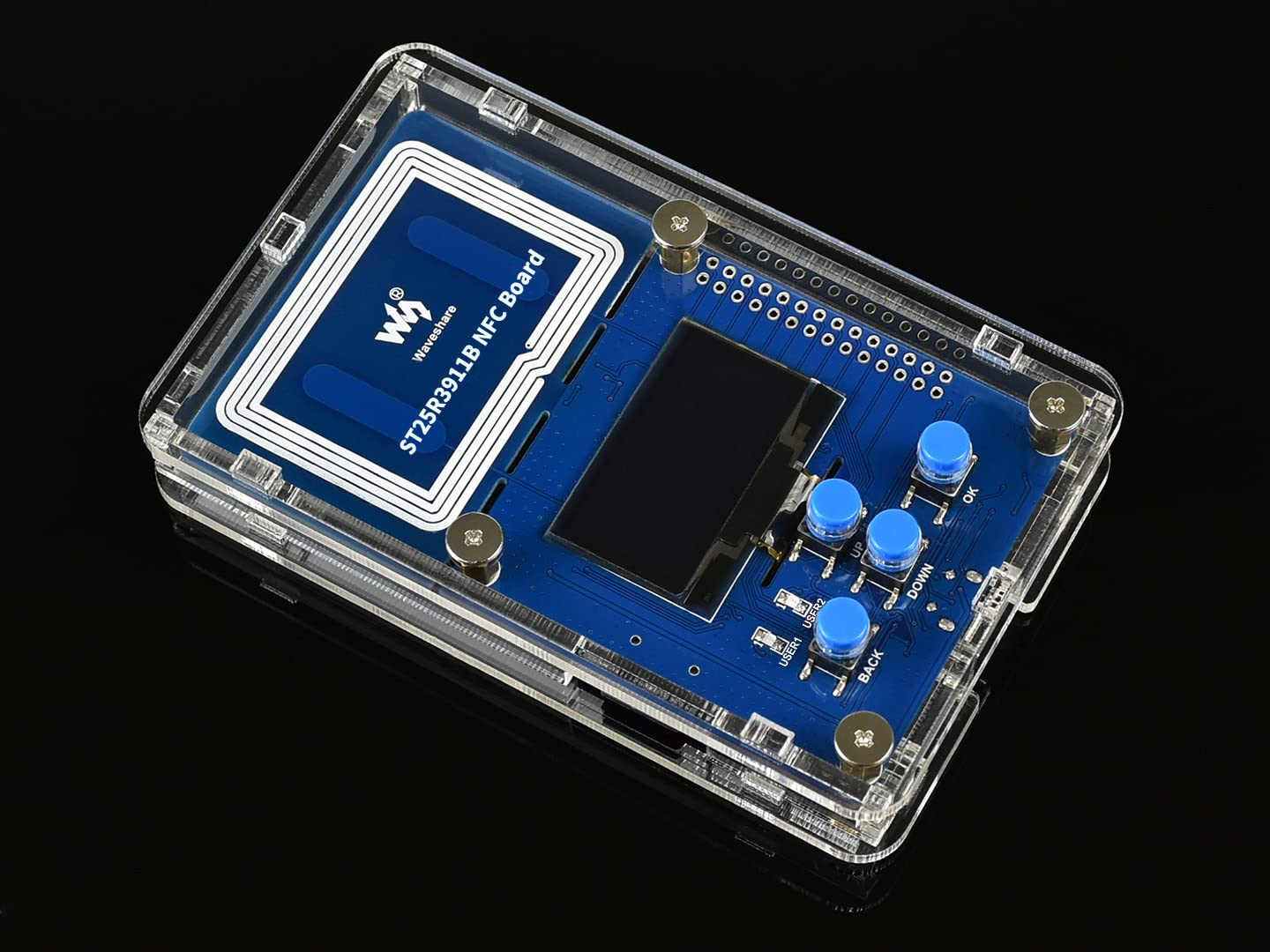 waveshare-2-9-zoll-passives-nfc-powered-e-paper-evaluierungs-kit-mit-st25r3911b- image 1
