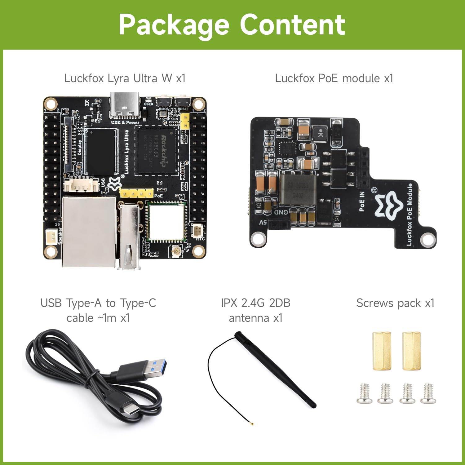 waveshare-luckfox-lyra-ultra-w-poe-kit-linux-entwicklungsboard-rk3506b-wifi-8gb- image 2