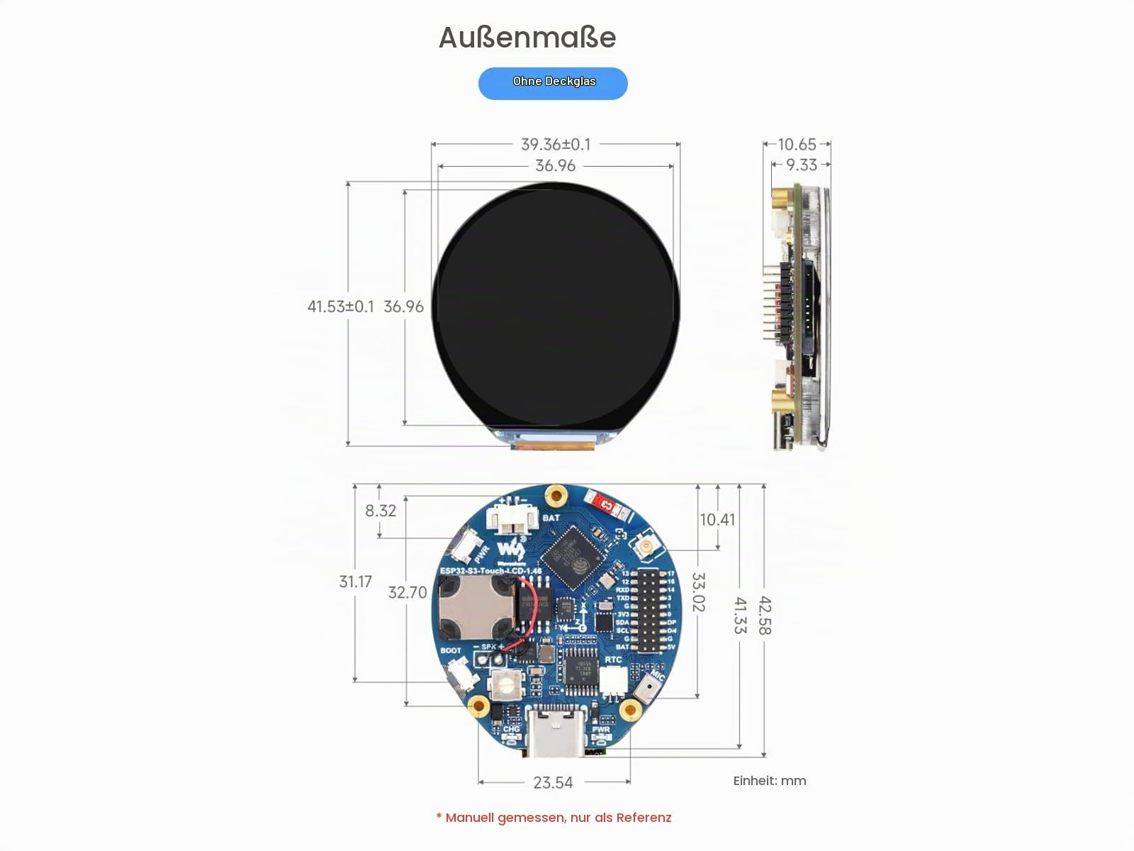 waveshare-esp32-s3-1-46-zoll-rundes-kapazitives-lcd-entwicklungsboard-412x412-ip image 8