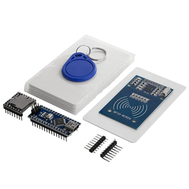 az-delivery-tonuino-set-diy-mp3-player-set-mit-az-nano-v3-board-rfid-kit-und-10x image 1
