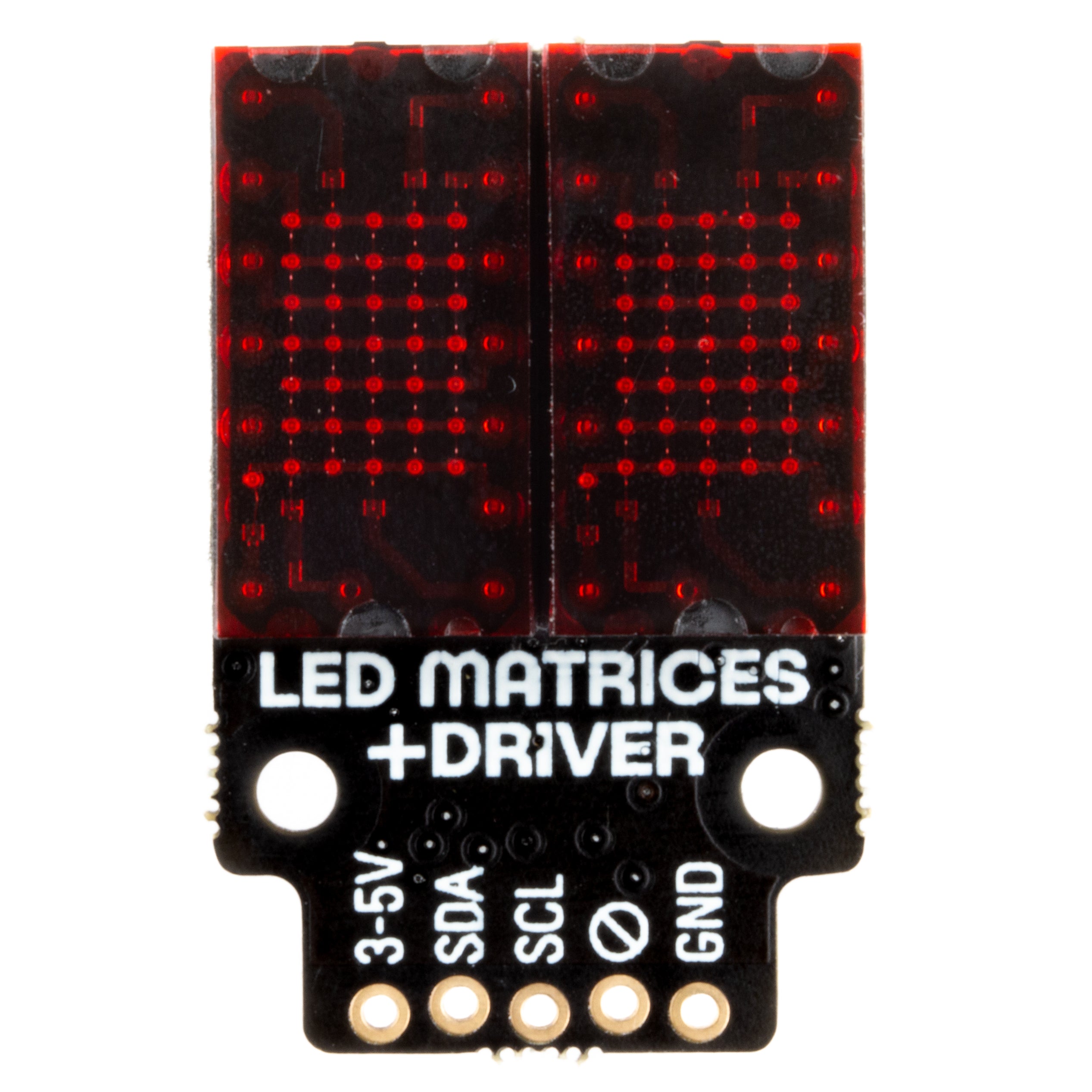 pimoroni-led-dot-matrix-breakout-2x-5x7-ltp305-gr-n-rot-i2c image 1