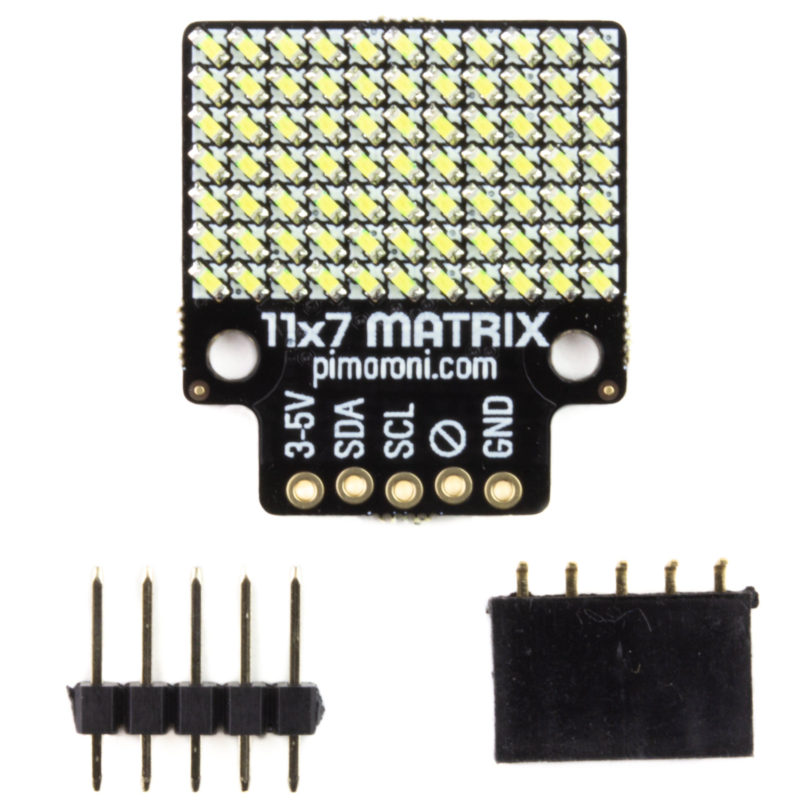 pimoroni-11x7-led-matrix-breakout-77-wei-e-leds image 4