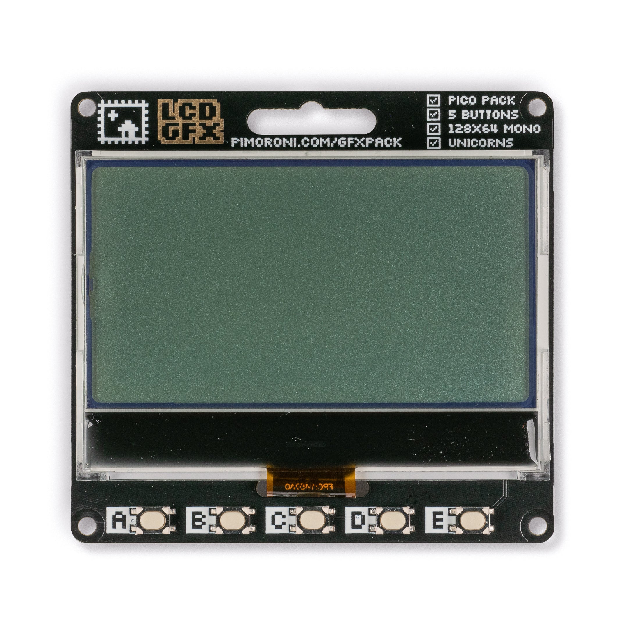 pimoroni-pico-gfx-pack-2-15-zoll-mono-lcd-display-128x64-f-r-raspberry-pi-pico image 3
