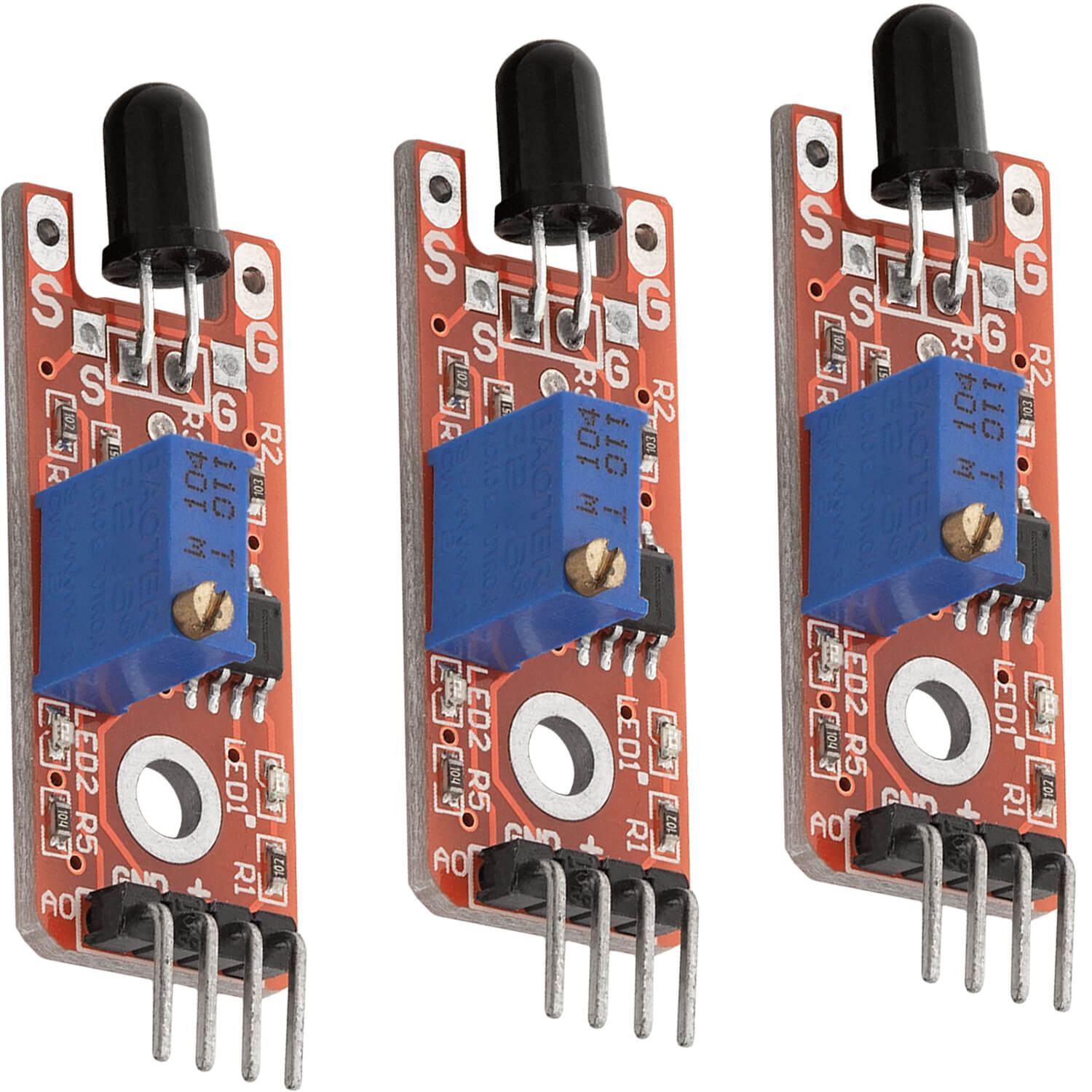 az-delivery-ky-026-flammensensor-modul-feuerdetektor image 4