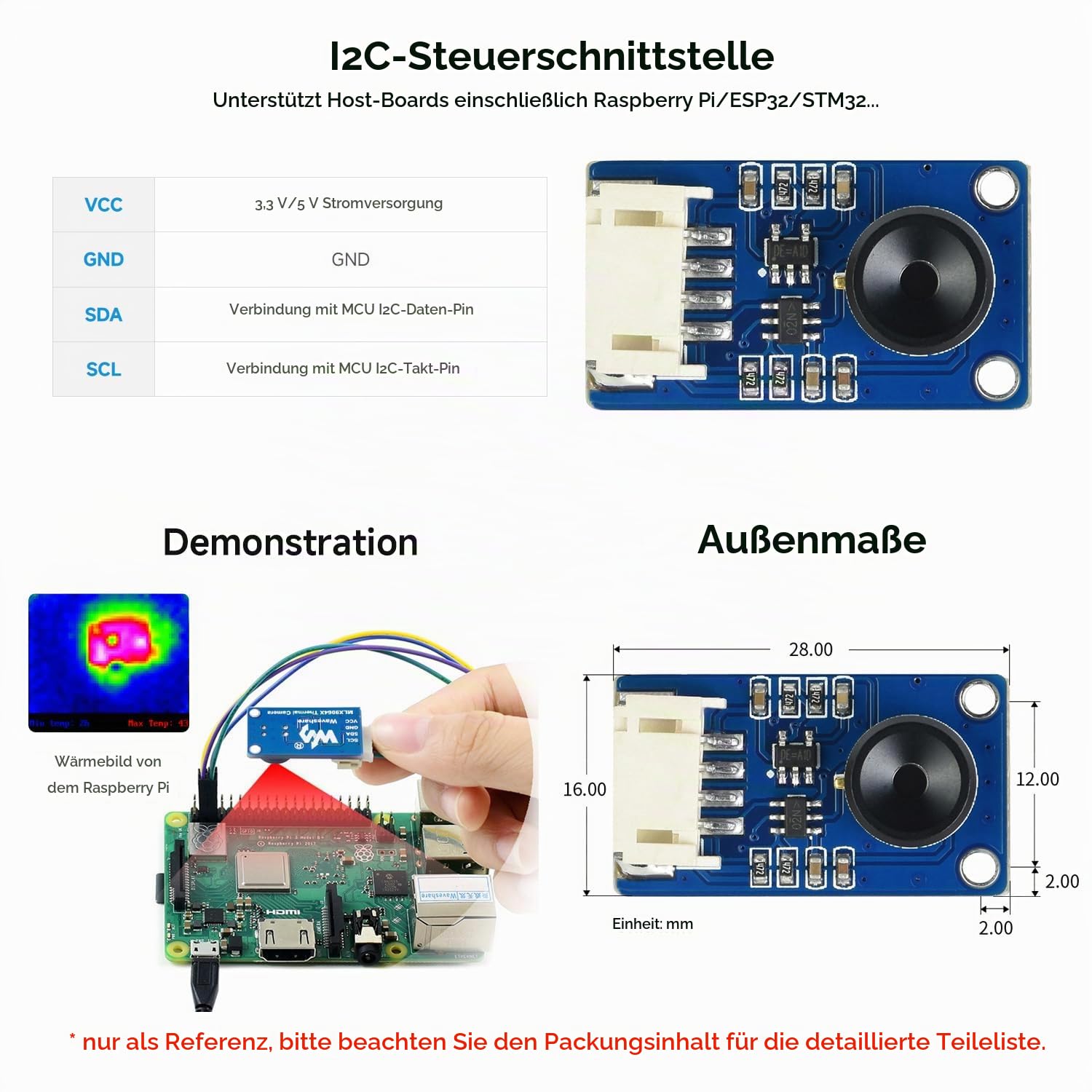 waveshare-mlx90640-ir-w-rmebildkamera-32x24-pixel-110-sichtfeld-i2c image 4