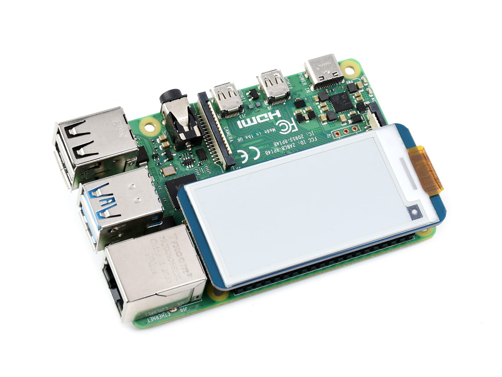 waveshare-2-13-zoll-e-paper-display-hat-250x122-spi-e-ink-modul-f-r-raspberry-pi image 8