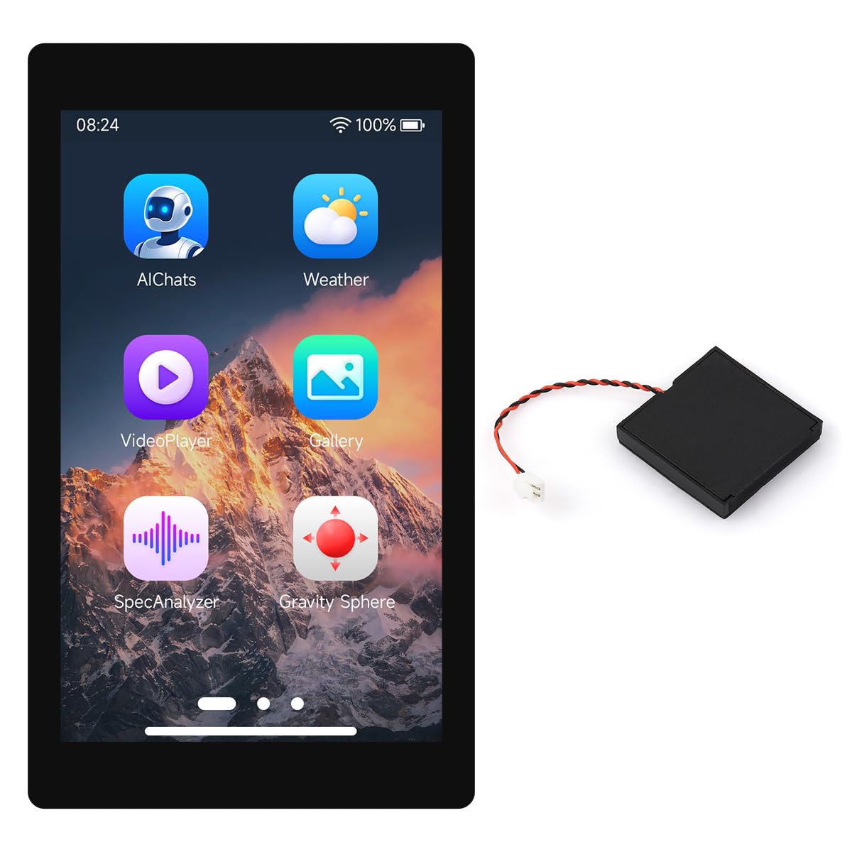 waveshare-esp32-p4-wifi6-4-3-zoll-entwicklungsboard-480x800-5-punkt-touch-audio- image 1