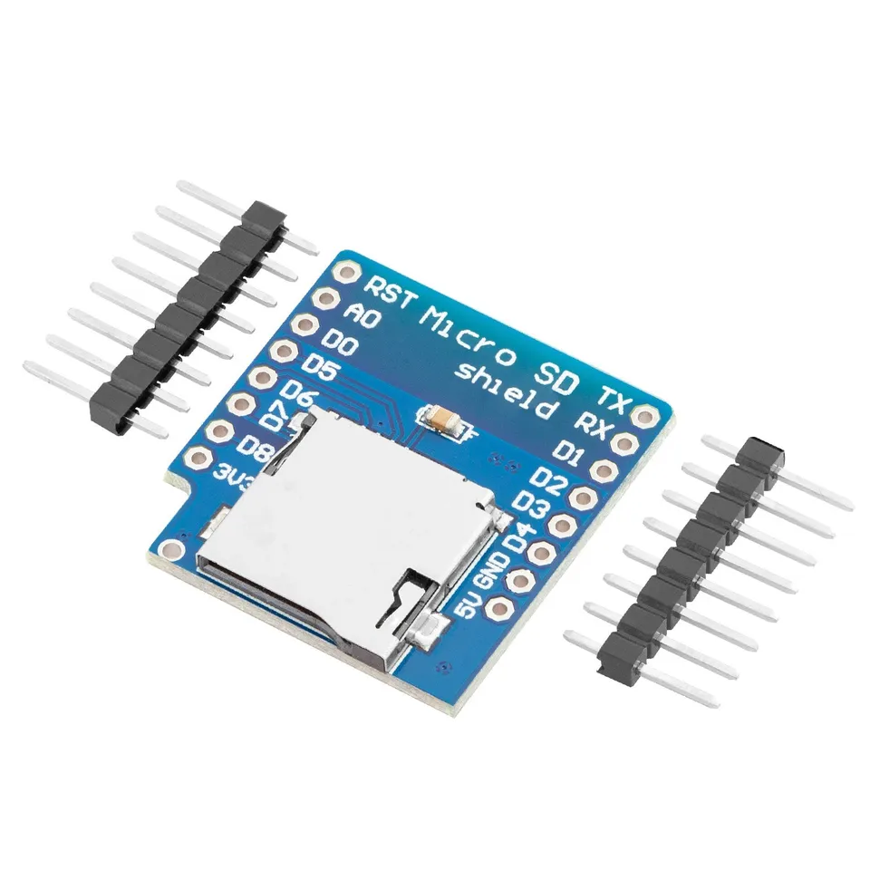 az-delivery-micro-sd-karten-d1-mini-shield-adapter-8-pin-3-3v-mit-spi image 1