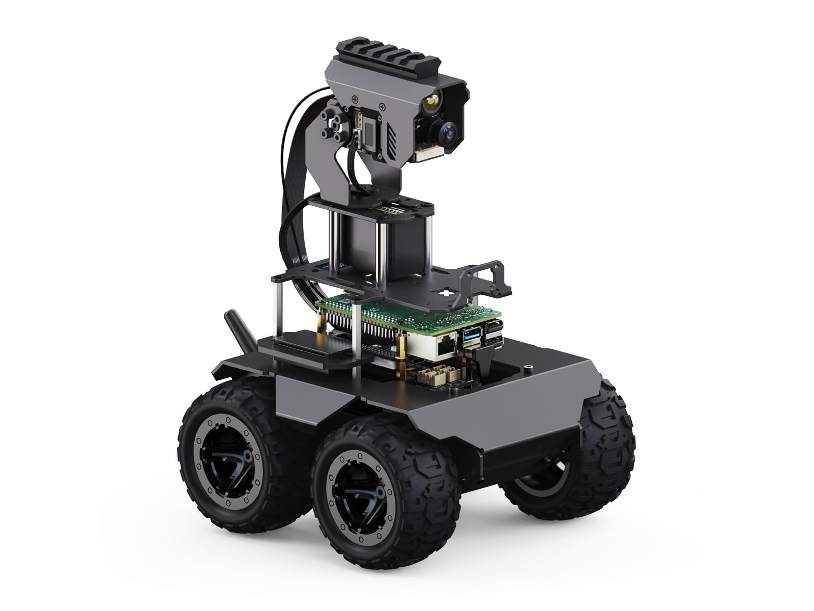 waveshare-rasprover-4wd-ai-roboter-mit-raspberry-pi-4b-4gb-und-pan-tilt-kamera image 1
