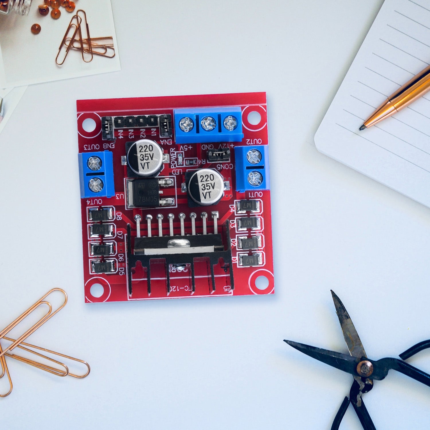 az-delivery-az-l298n-doppel-h-br-cke-dc-motor-controller-board-modul-kompatibel- image 5