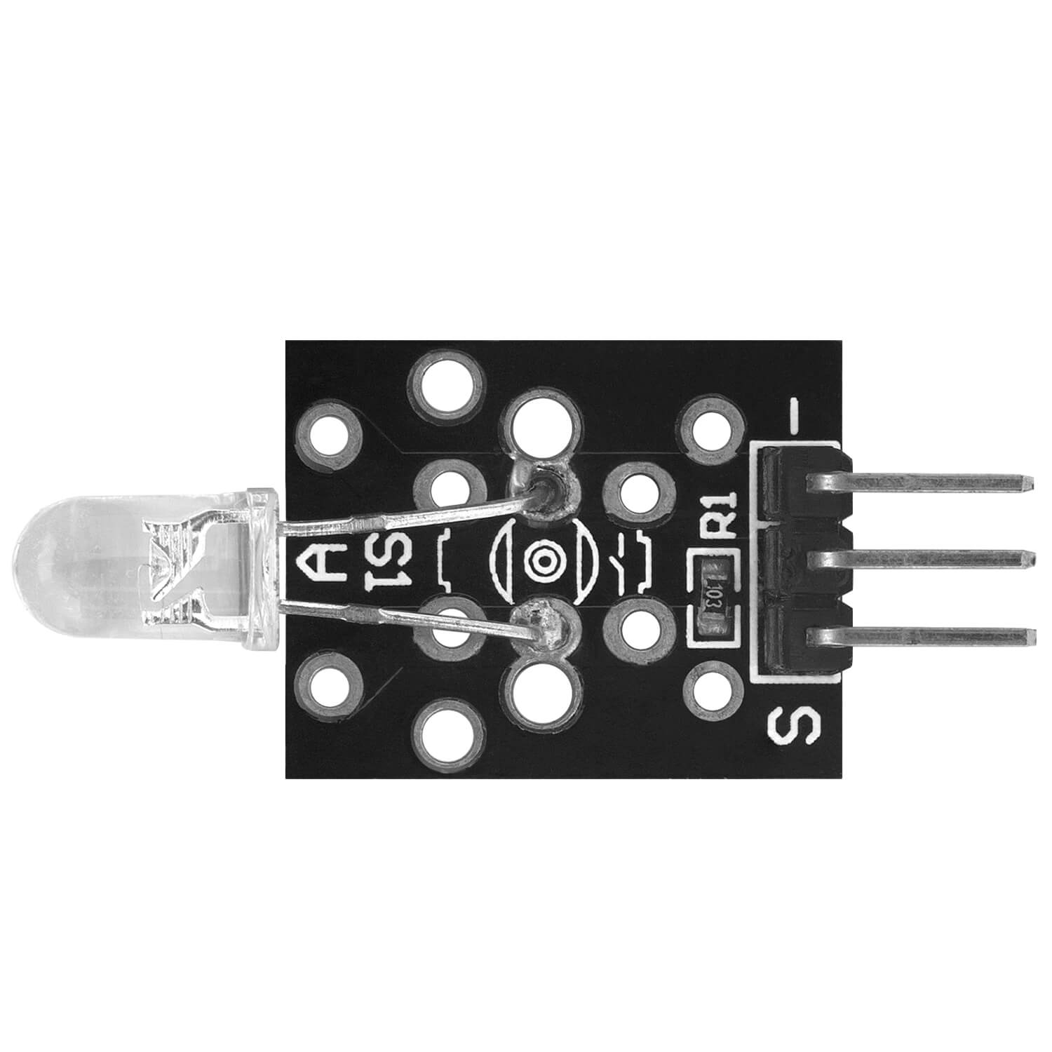 az-delivery-ky-005-ir-infrarot-sender-transceiver-modul-3-3v image 2