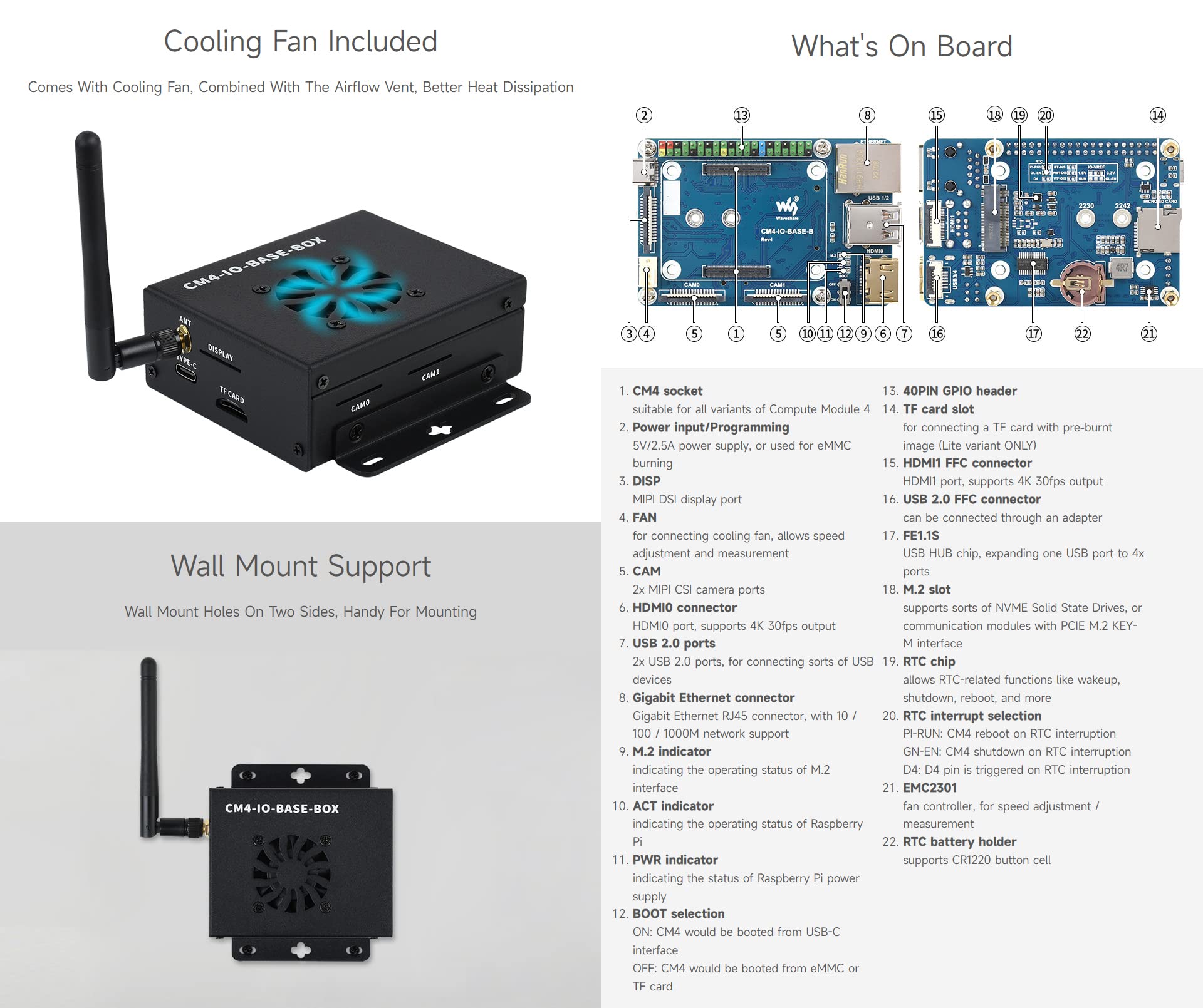 waveshare-mini-base-board-f-r-raspberry-pi-compute-module-4-entwicklungsboard-im image 8
