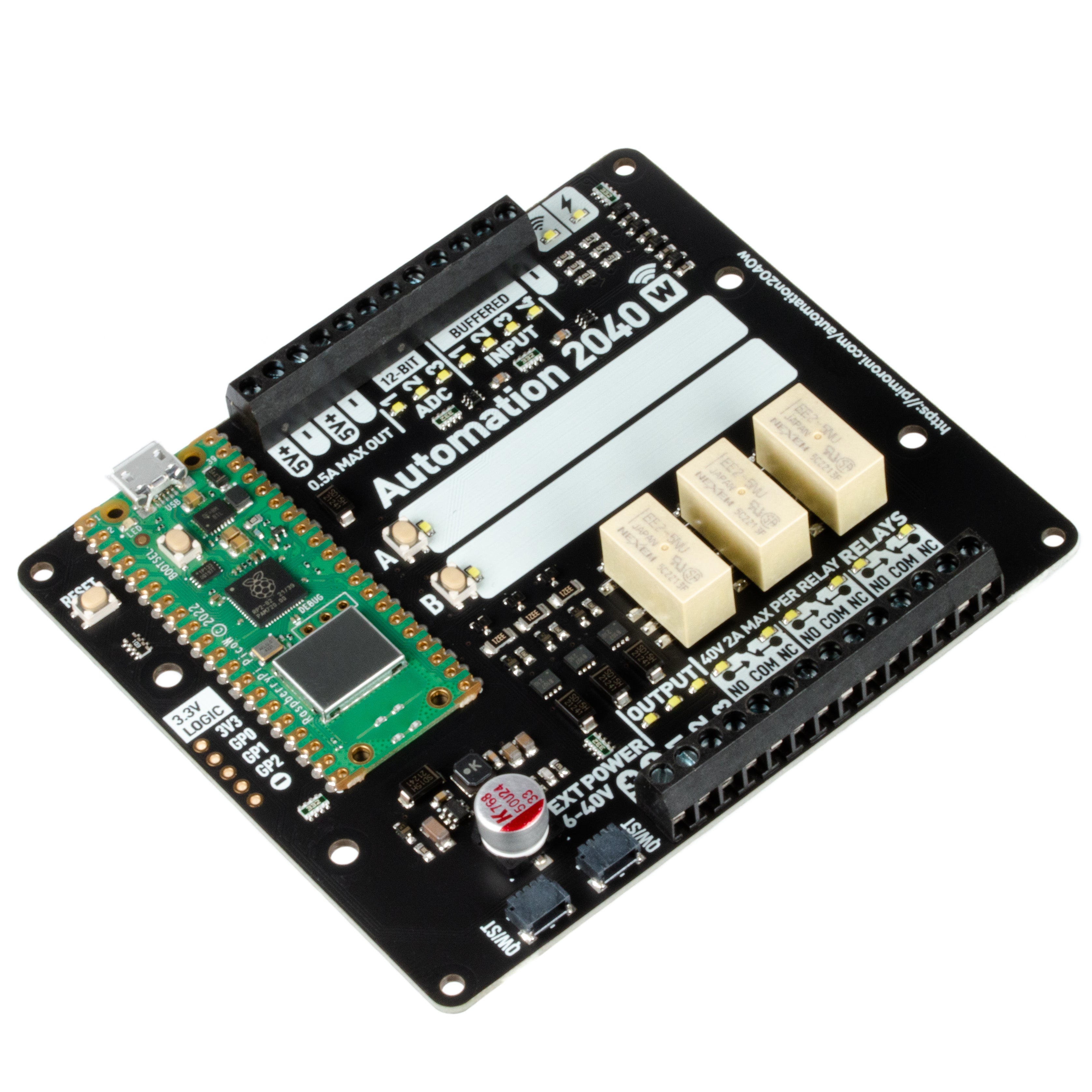 pimoroni-automation-2040-w-mit-pico-w-industrie-controller image 2