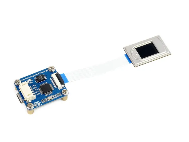 waveshare-high-precision-capacitive-fingerprint-reader-b-uart-usb-dual-port-modu image 1