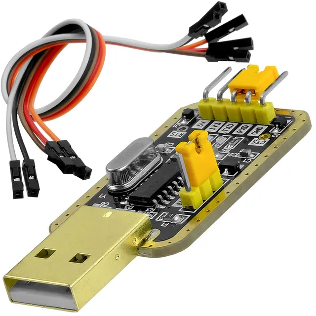 az-delivery-uart-ttl-usb-adapter-mit-ch340g-f-r-3-3v-und-5v-inkl-jumperkabel image 1