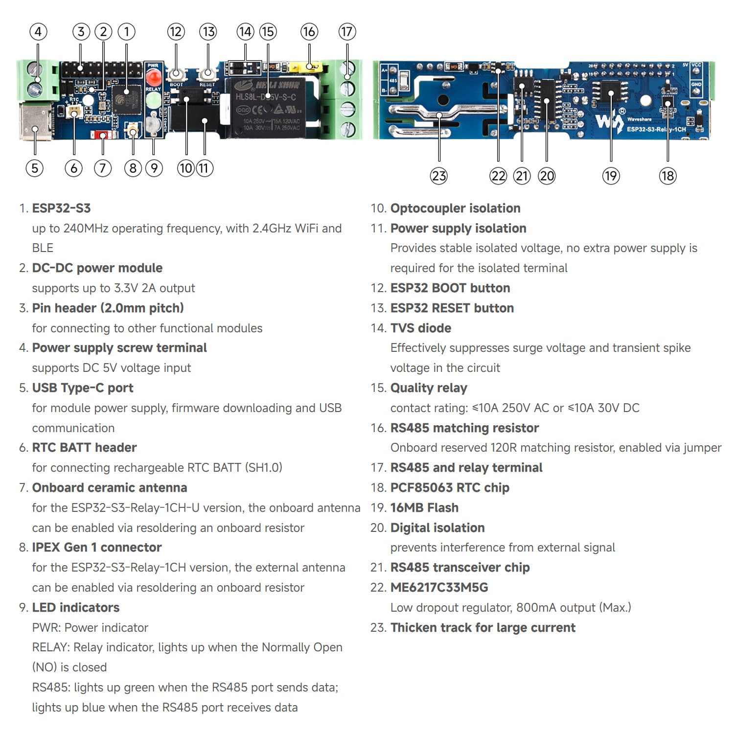 waveshare-esp32-s3-relay-1ch-u-1-kanal-esp32-s3-wifi-relaismodul image 8