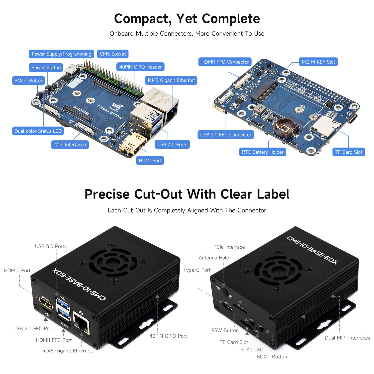 waveshare-mini-base-board-f-r-raspberry-pi-compute-module-5-mit-metallgeh-use-un image 5