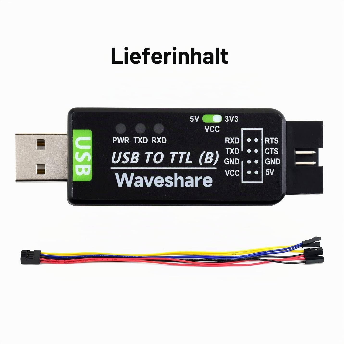 waveshare-industrieller-usb-zu-ttl-konverter-ch343g-mit-schutzschaltung image 2