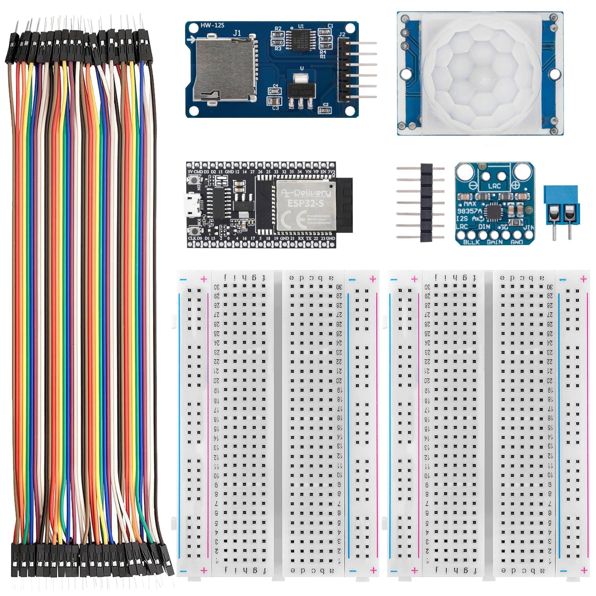 az-delivery-echotrap-diy-kit-bewegungsaktivierter-mp3-audio-player-projektset image 2