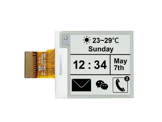 waveshare-1-54-zoll-e-paper-raw-display-panel-v2-200x200-spi-ohne-platine image 1