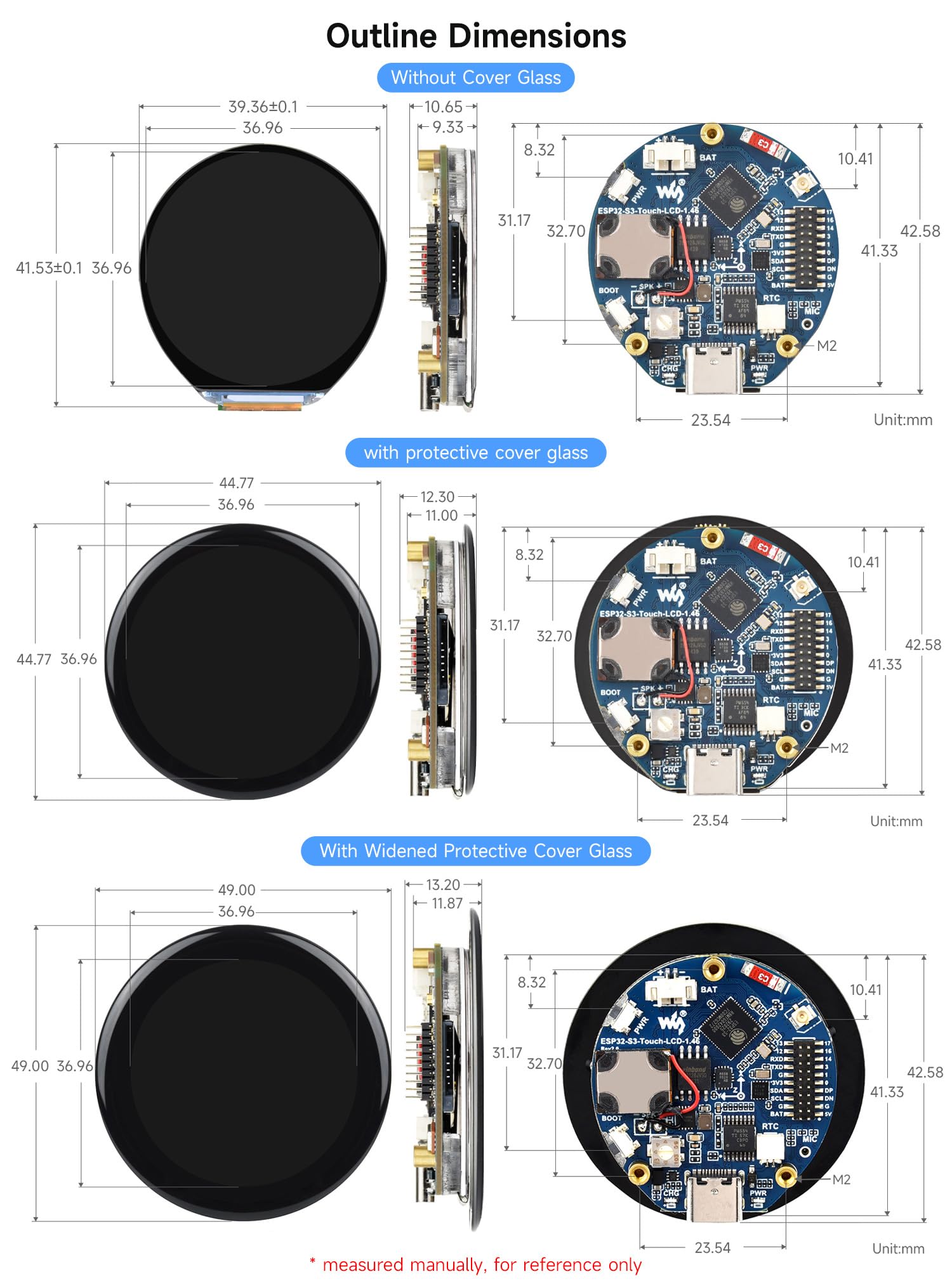 waveshare-esp32-s3-1-46-zoll-rundes-touch-display-board-412x412-wifi-ble image 7