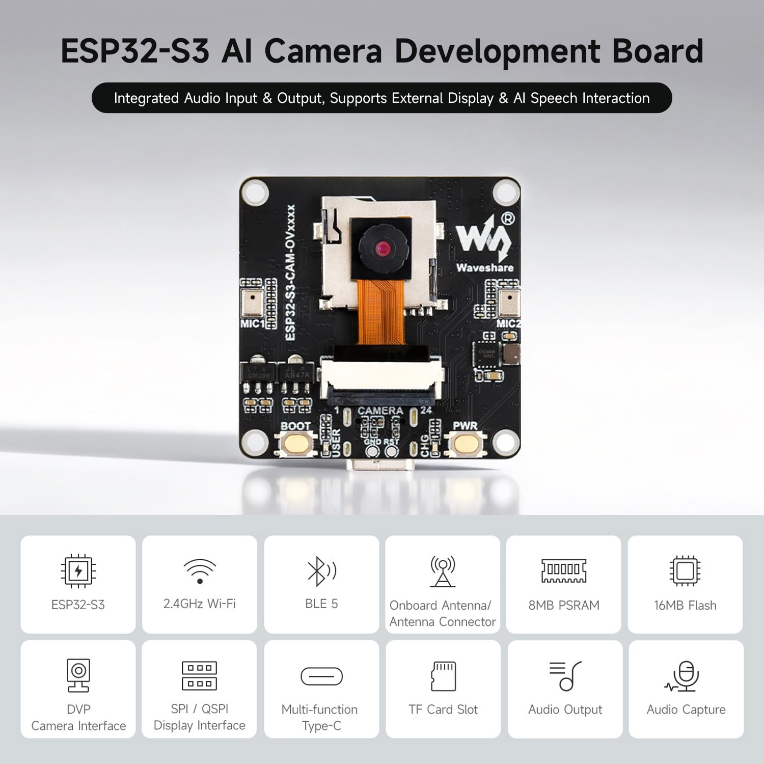 waveshare-esp32-s3-cam-gc0308-aiot-kamera-entwicklungsboard-audio-ein-ausgang-di image 3