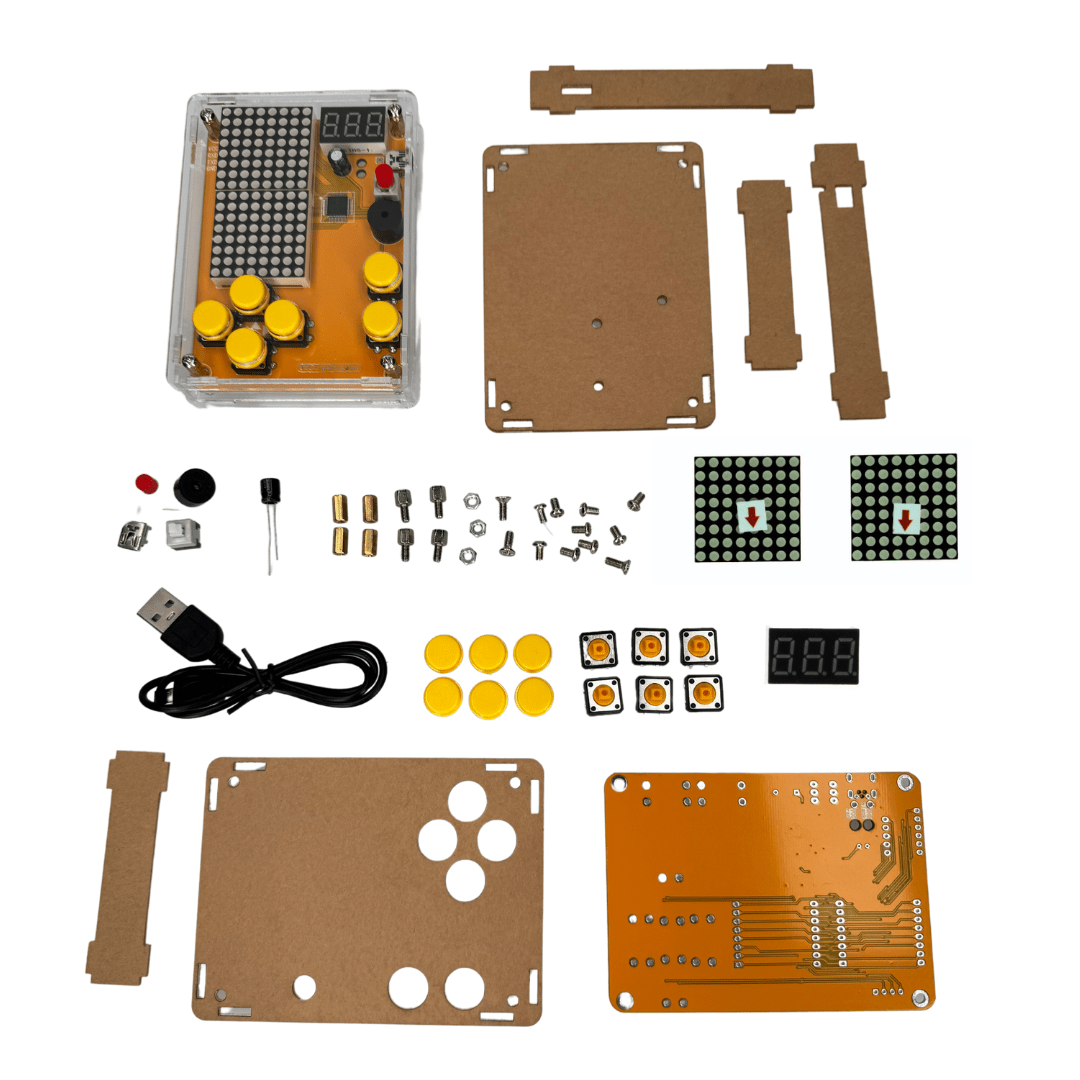 az-delivery-diy-elektronik-bausatz-retro-spielekonsole-mit-transparentem-geh-use image 3