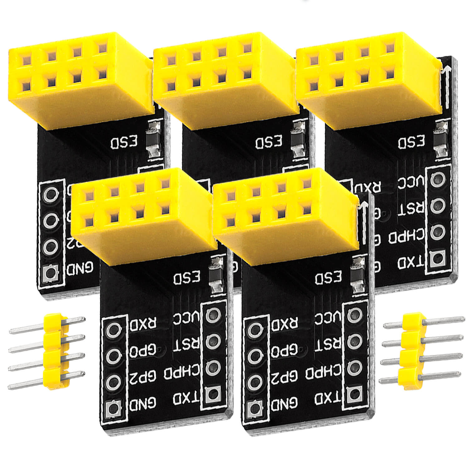 az-delivery-breadboardadapter-f-r-esp-01s-esp8266-breakout-board image 5