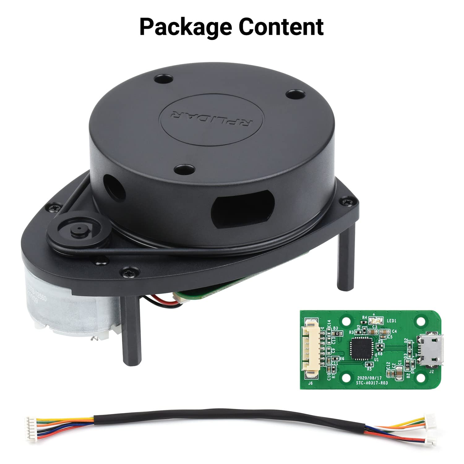 waveshare-slamtec-rplidar-a1-360-laser-ranging-sensor-lidar-8000-s image 2