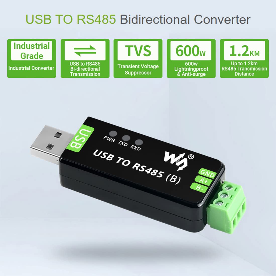 waveshare-industrial-usb-zu-rs485-konverter-mit-ch343g-sp485een-bidirektional image 3