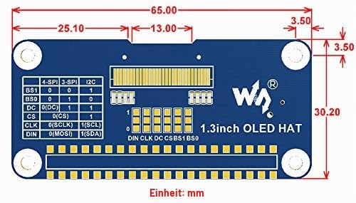 waveshare-1-3-zoll-oled-hat-f-r-raspberry-pi-sh1106-spi-i2c-128-64-blau image 8