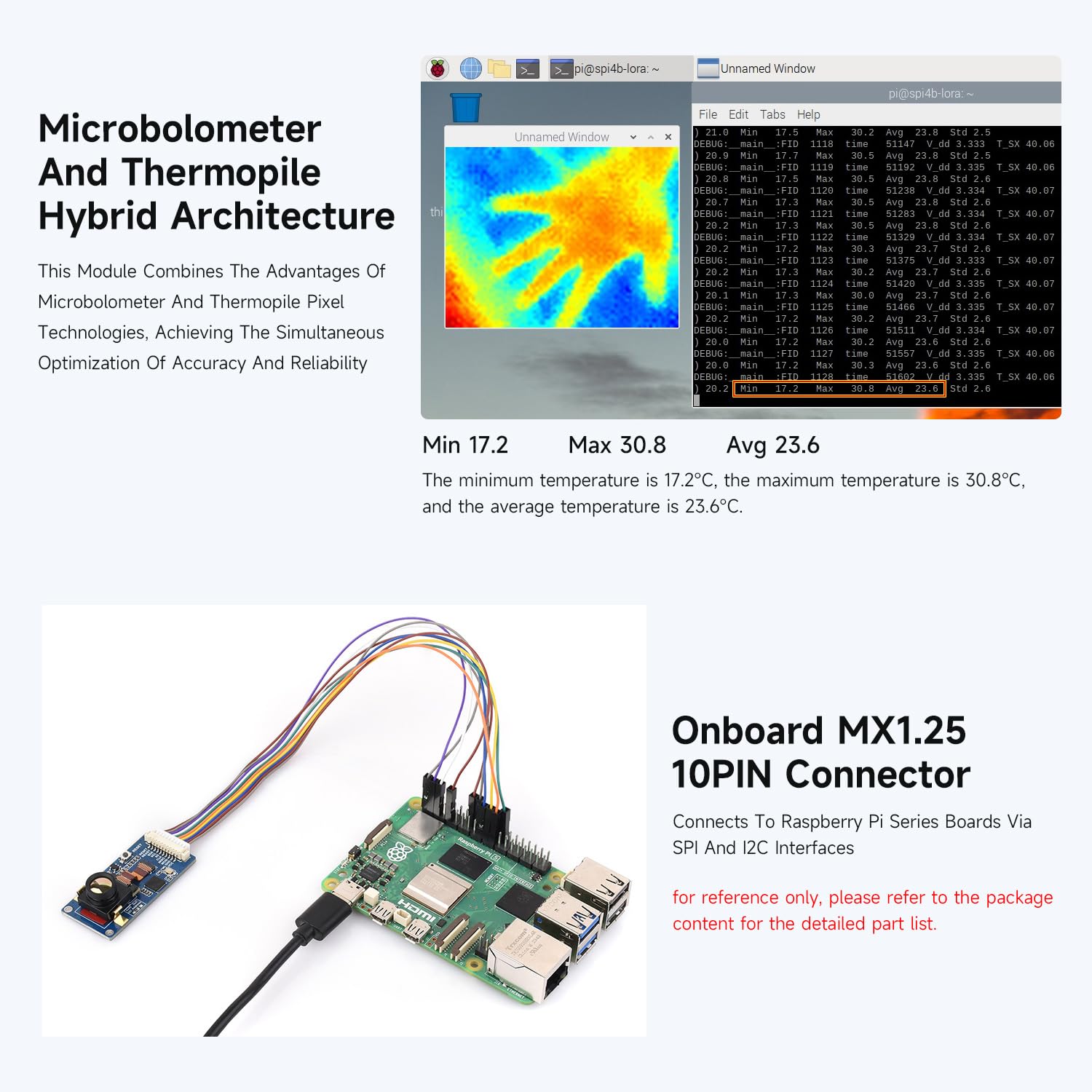 waveshare-langwellen-ir-w-rmebildkamera-modul-80x62-pixel-90-fov-spi-i2c image 5
