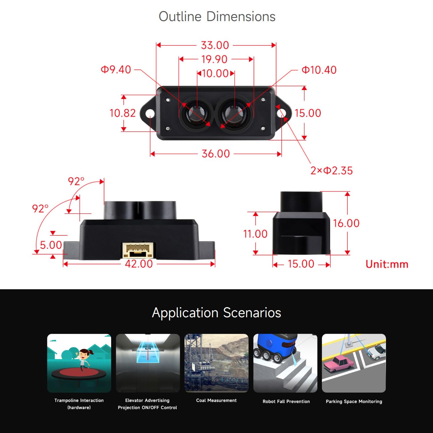 waveshare-tfmini-s-lidar-distanzsensor-12m-reichweite-uart-i2c image 7