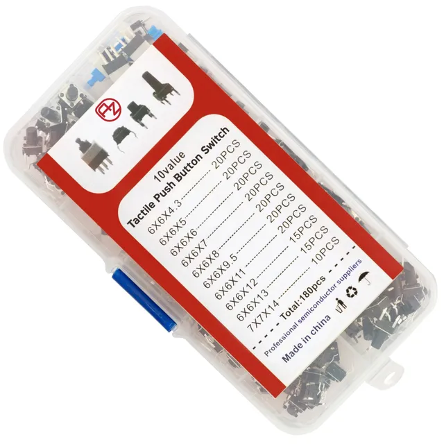 az-delivery-mikroschalter-taster-set-180-st-ck-taster-kit-f-r-elektronik image 1