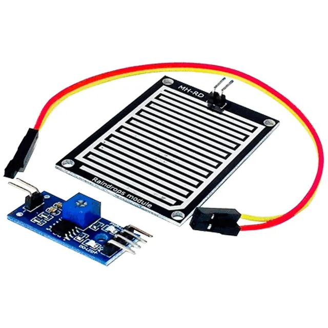 az-delivery-regentropfen-regen-sensor-modul-mit-lm393-und-poti image 1