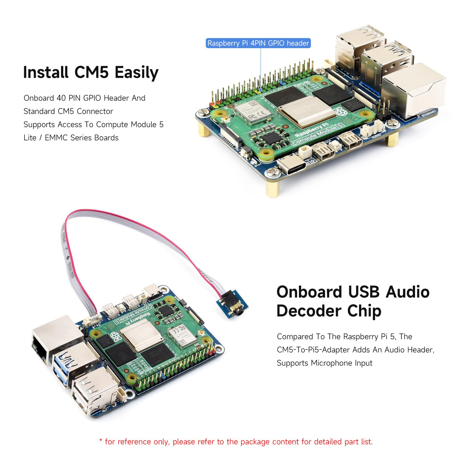 waveshare-cm5-zu-pi-5-adapterboard-f-r-raspberry-pi-compute-module-5-mit-audio-h image 5