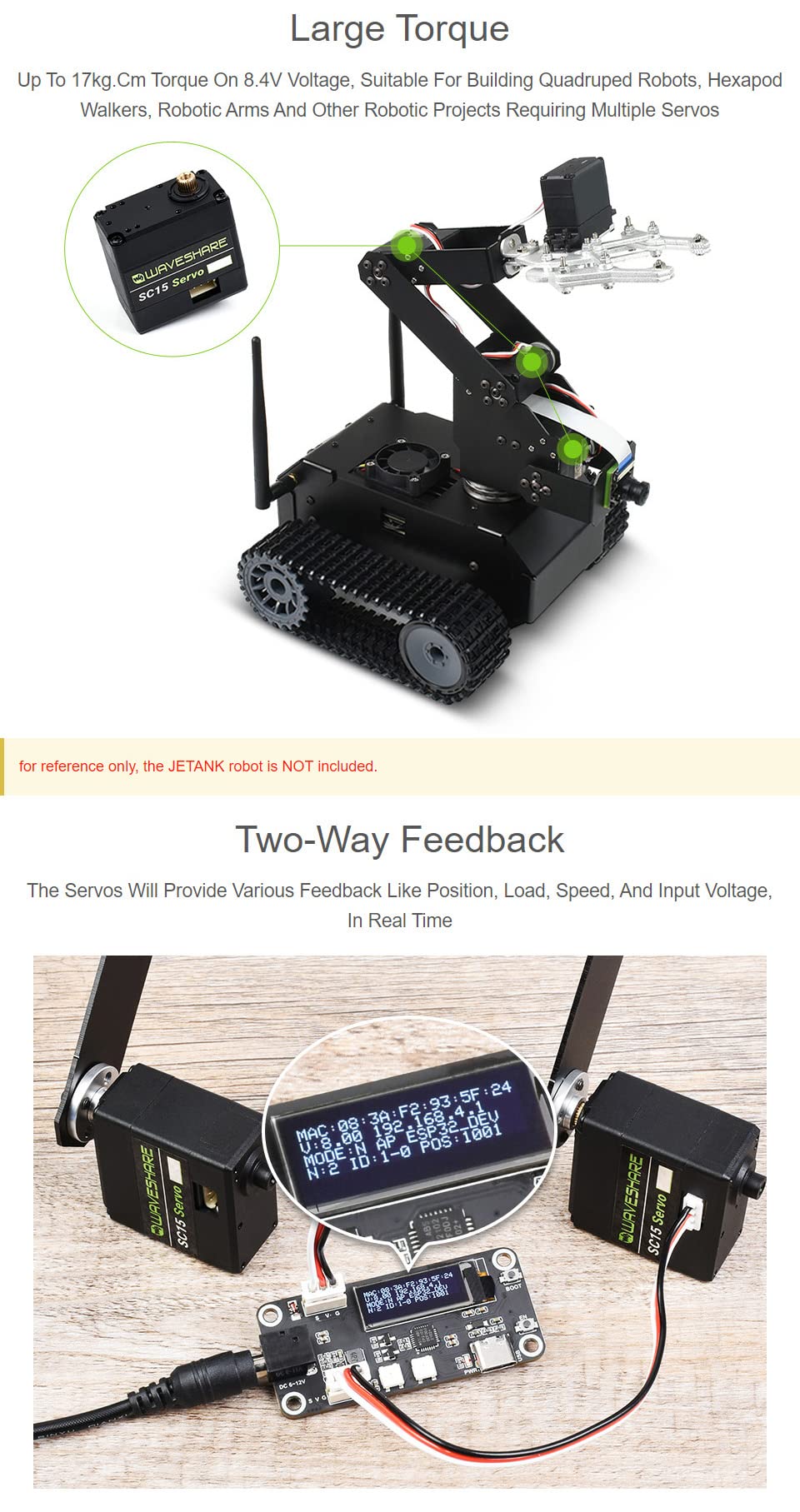 waveshare-sc15-17kg-programmierbares-servo-mit-seriellem-bus-feedback image 4