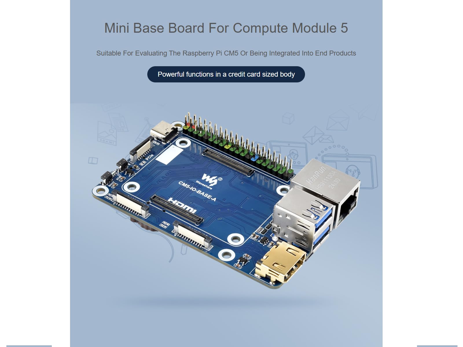 waveshare-mini-base-board-a-f-r-raspberry-pi-compute-module-5 image 2