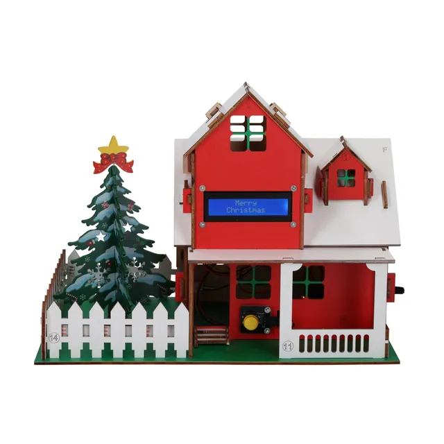 az-delivery-diy-christmas-house-starting-kit-rgb-elektronik-weihnachtshaus-stem- image 1