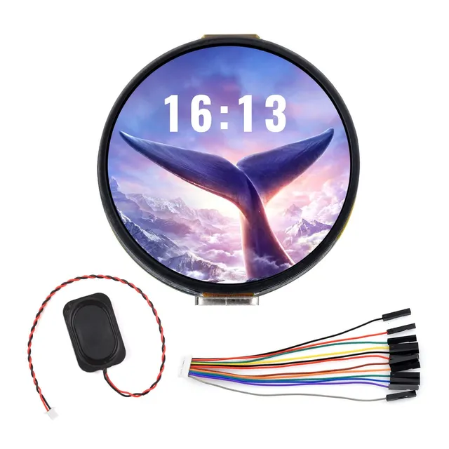 waveshare-esp32-s3-1-32-zoll-amoled-round-touch-board-466x466-wifi-bt-audio image 1