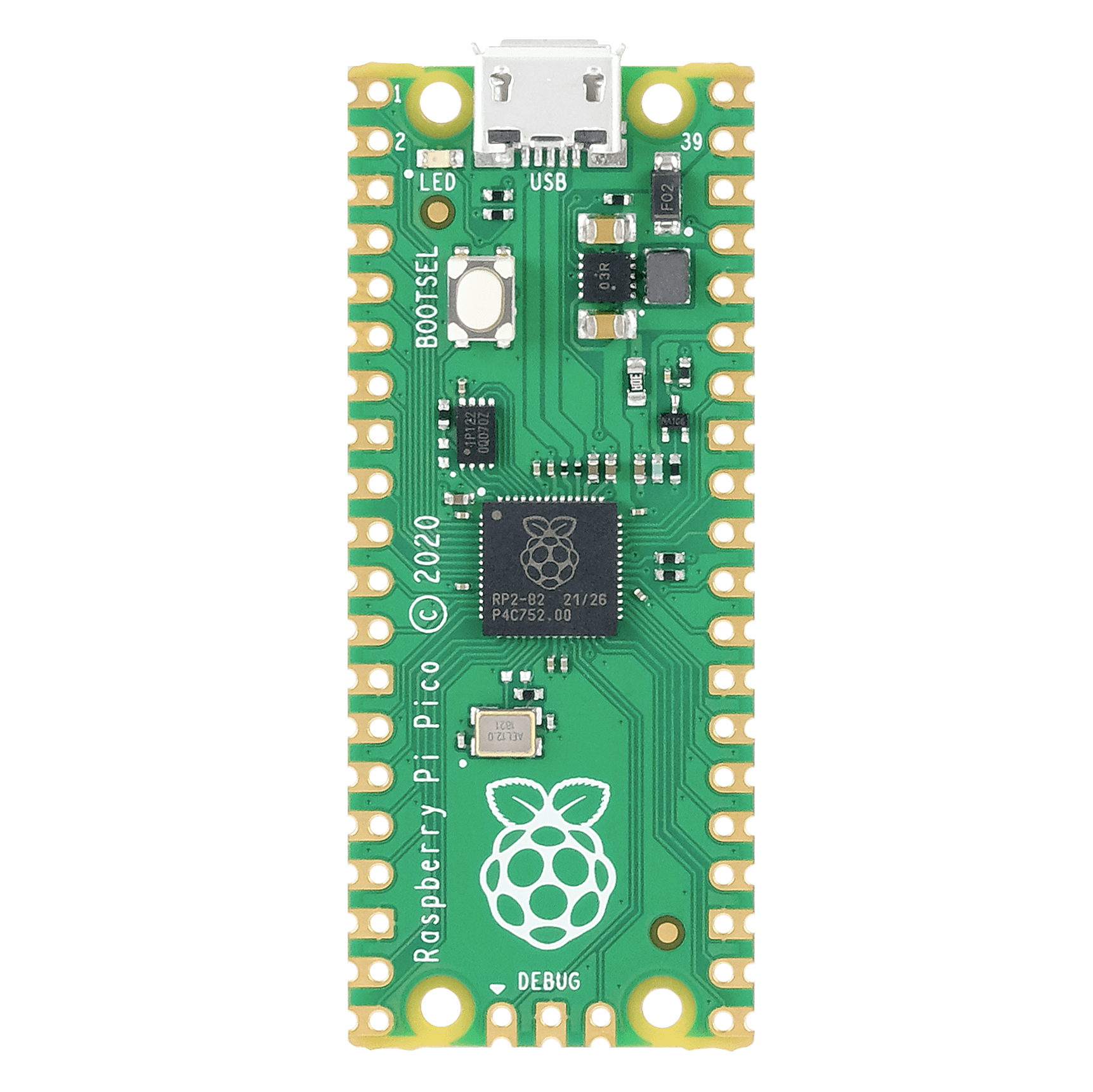 raspberry-pi-pico-rp2040-mikrocontroller-board image 2