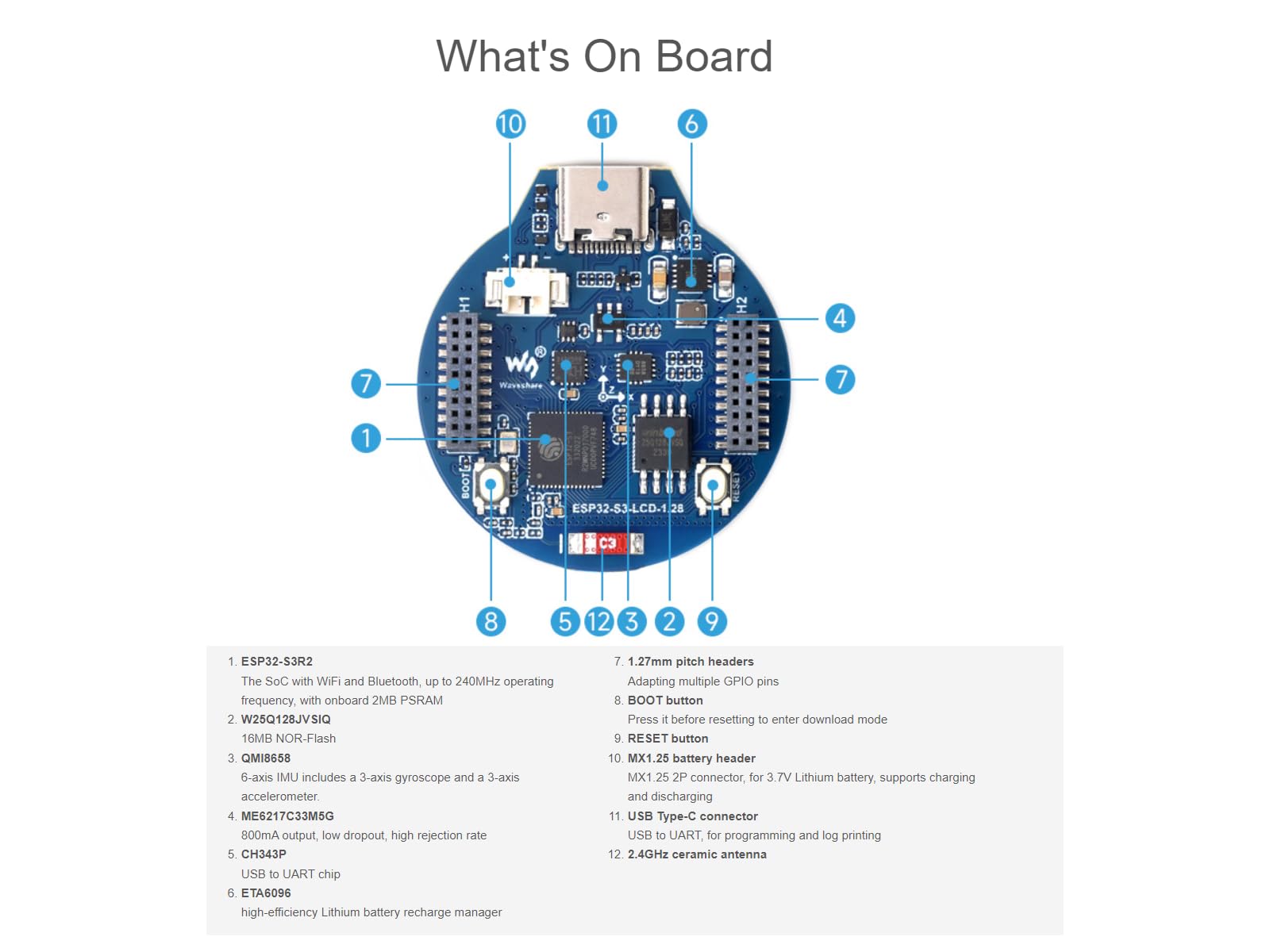 waveshare-esp32-s3-entwicklungsboard-mit-1-28-zoll-rund-lcd-240x240-wifi-bluetoo image 6