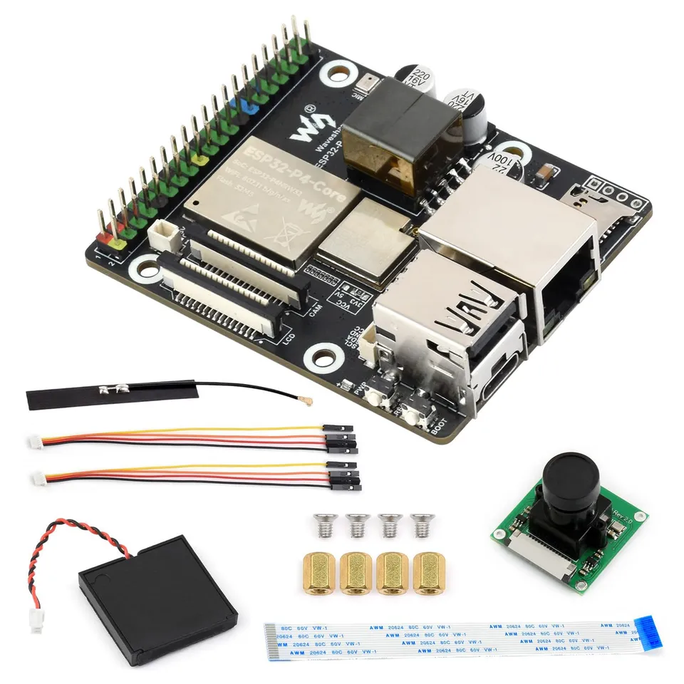 waveshare-esp32-p4-wifi6-poe-eth-c-entwicklungsboard-mit-raspberry-pi-kamera-b image 1