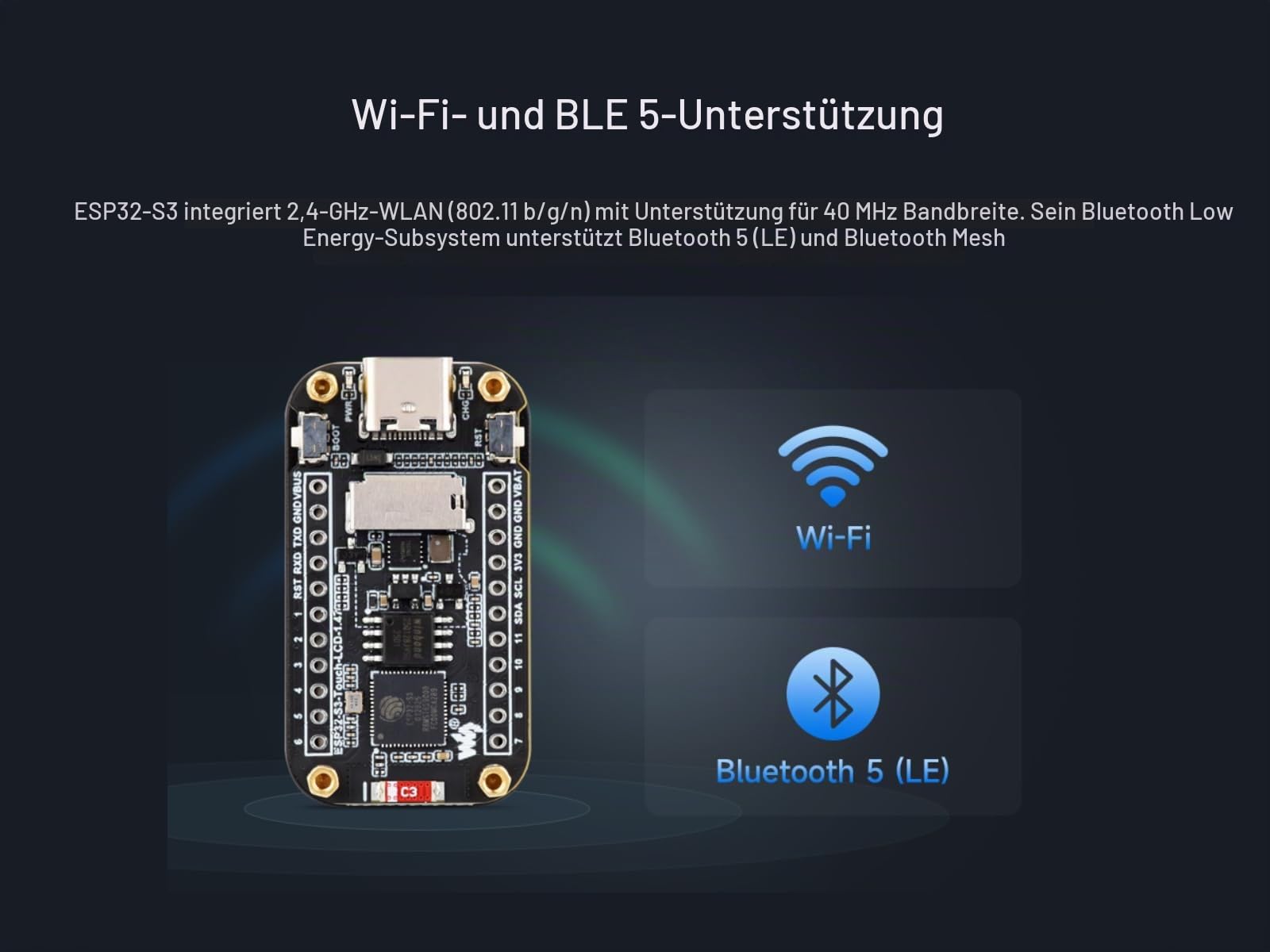 waveshare-esp32-s3-touch-lcd-1-47-entwicklungsboard-mit-1-47-zoll-kapazitivem-to image 4
