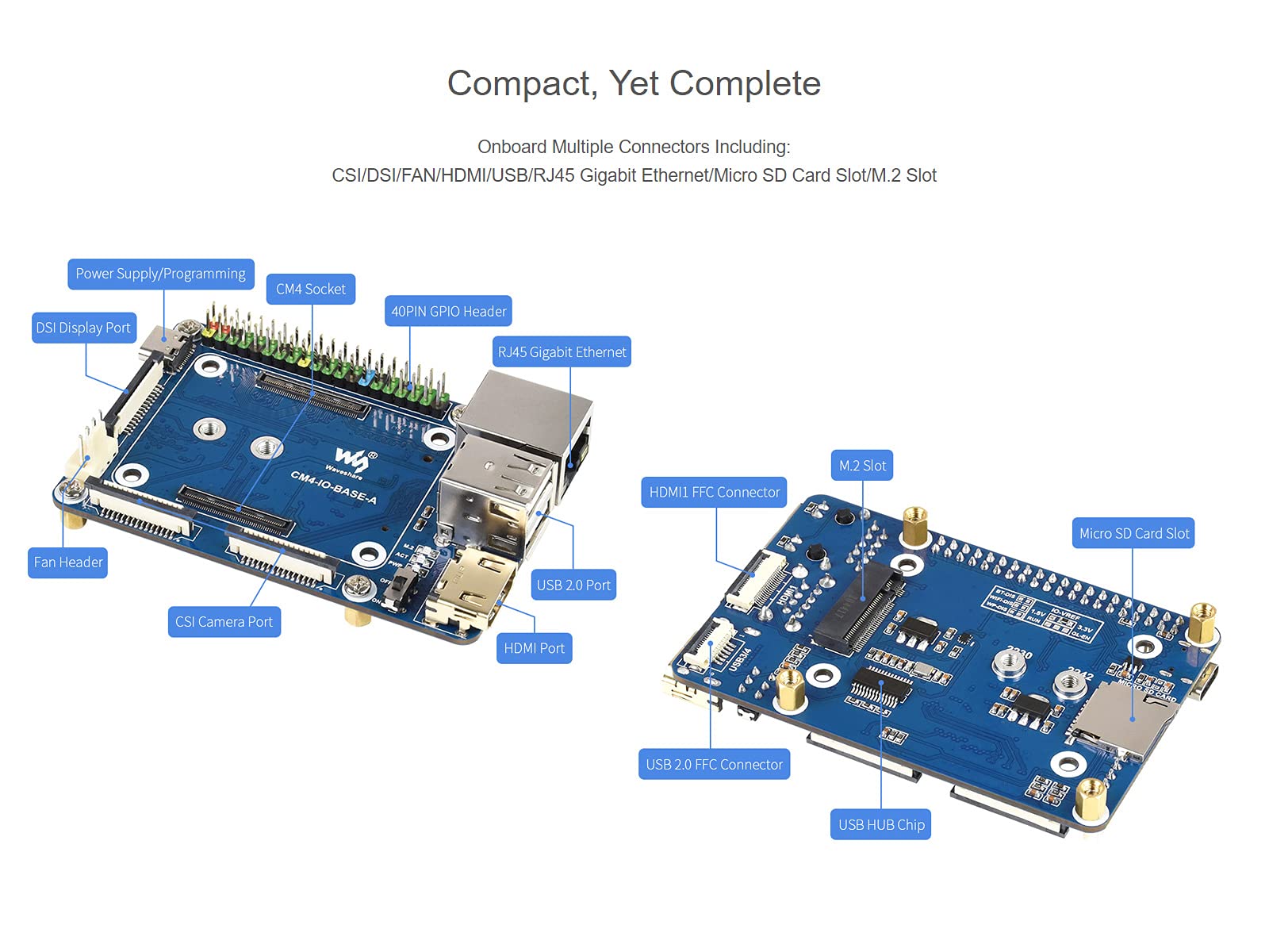 waveshare-mini-base-board-typ-a-f-r-raspberry-pi-compute-module-4-cm4-io-board image 6